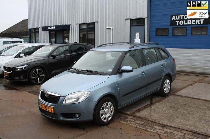 Occasion Skoda Fabia Ambiente 86 PK (63 kW) 2009 Blauw Stationwagen
