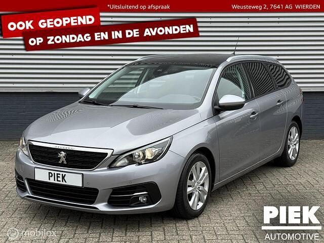 Grijs Gebruikt 2018 Peugeot 308 Allure Stationwagen | € 6.999 (Super prijs) - Afbeelding 1/3