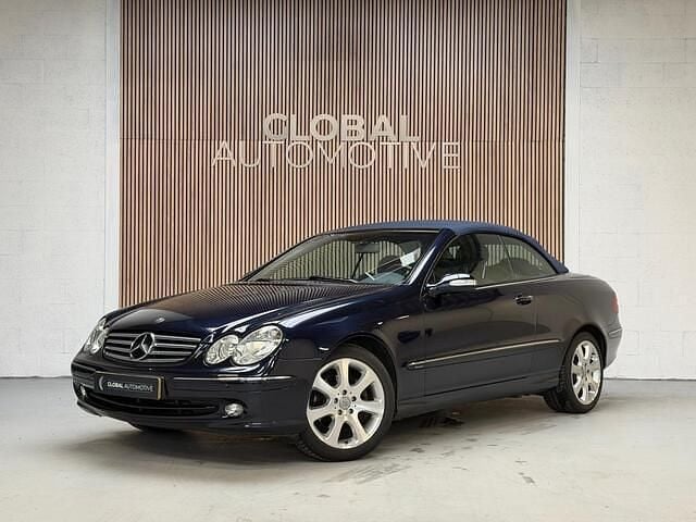 Occasion Mercedes CLK200 Avantgarde 163 PK (119 kW) 2005 Blauw (metallic) Cabriolet