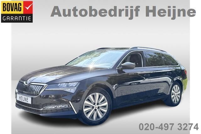 Zwart Gebruikt 2021 Skoda Superb Business Line Stationwagen | € 23.745 (Super prijs) - Afbeelding 1/4