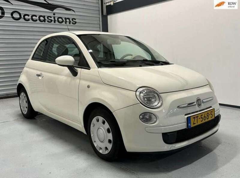 Wit Gebruikt 2009 Fiat 500 Pop Hatchback | € 1.990 (Super prijs) - Afbeelding 1/4