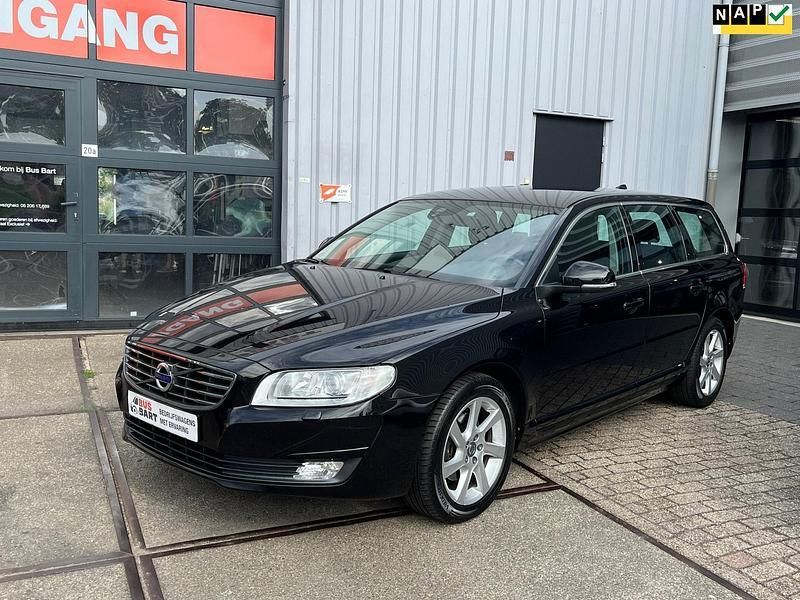 Zwart Gebruikt 2015 Volvo V70 Dynamic Stationwagen | € 12.950 (Super prijs) - Afbeelding 1/4