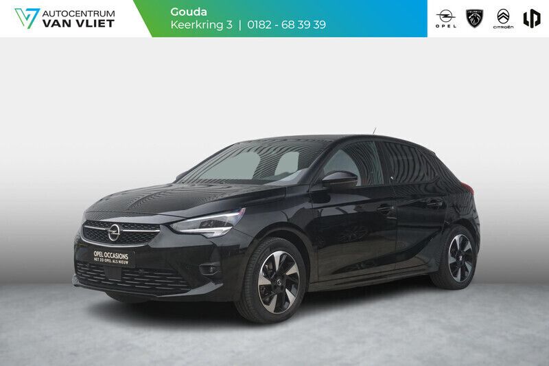 Zwart, metallic lak Gebruikt 2021 Opel Corsa-e GS Line Hatchback | € 18.695 (Iets duurder) - Afbeelding 1/4