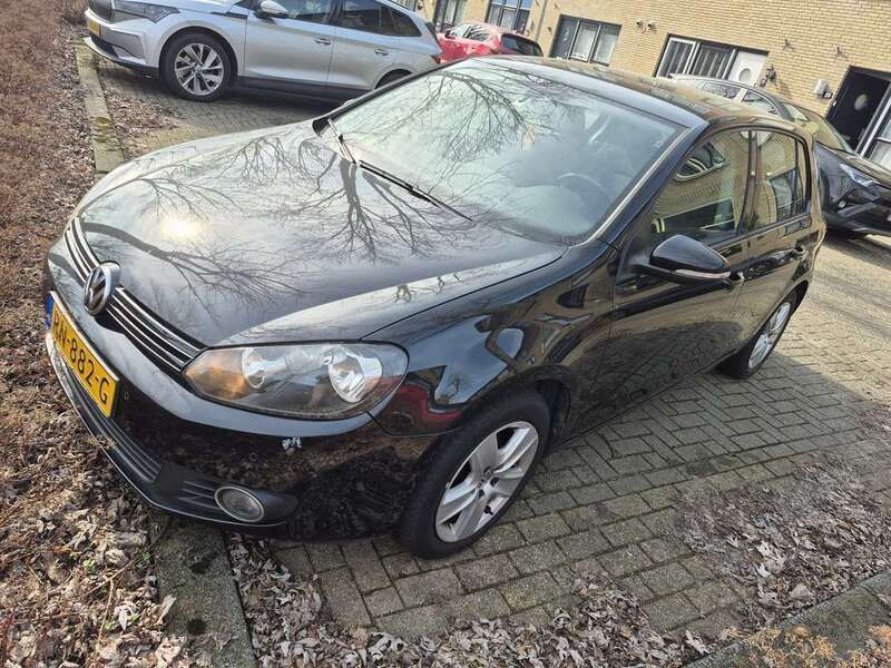 Zwart Gebruikt 2009 VW Golf VI Trendline Stationwagen | € 5.000 (Duur) - Afbeelding 1/4