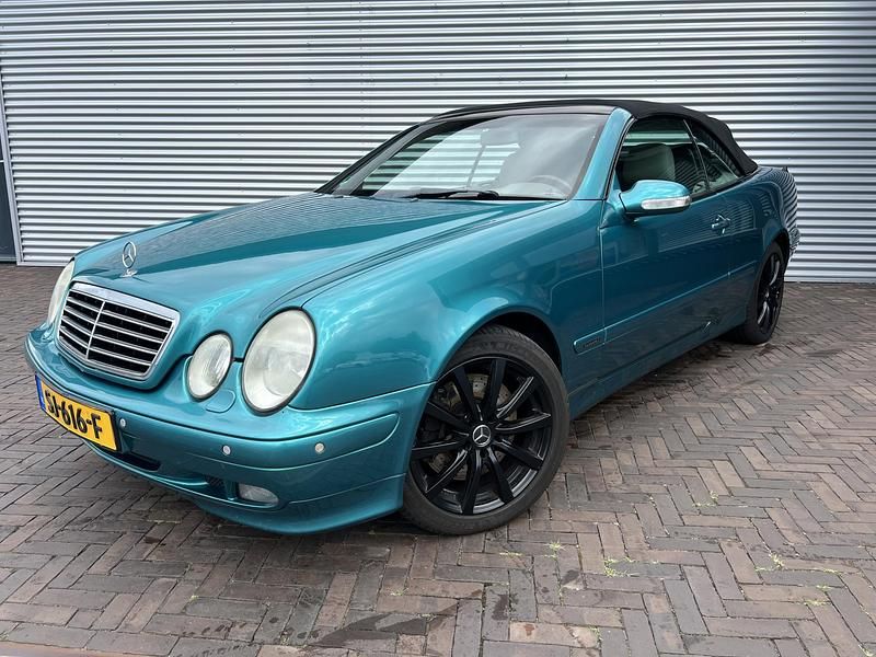 Occasion Mercedes CLK430 Elegance 279 PK (205 kW) 2002 Groen Cabriolet