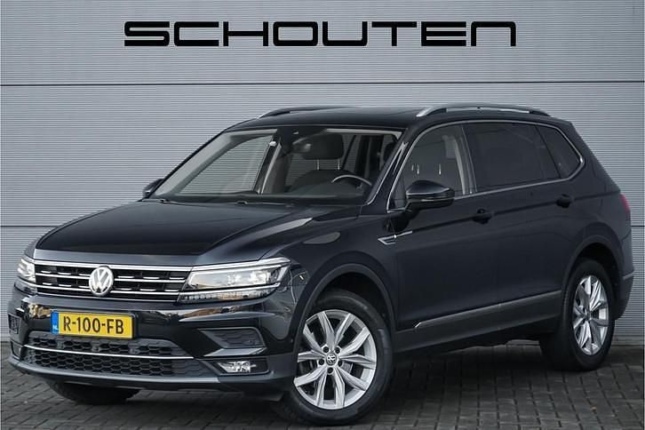 Zwart Occasion 2018 VW Tiguan Allspace Highline SUV | € 25.900 (Eerlijke prijs) - Afbeelding 1/3