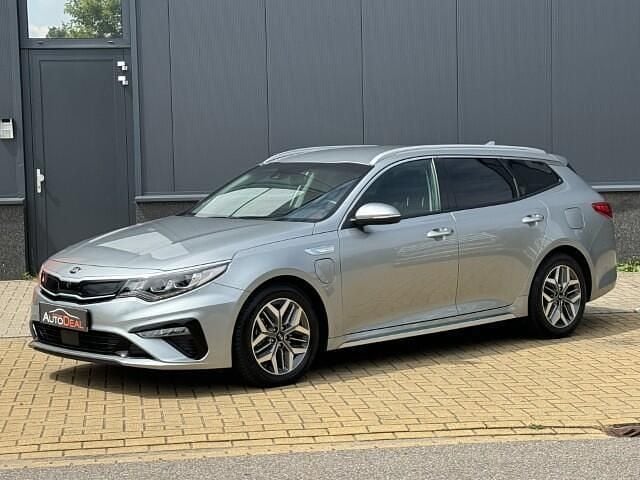 Grijs Gebruikt 2019 Kia Optima Stationwagen | € 21.900 - Afbeelding 1/4