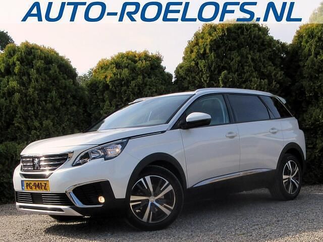Wit Gebruikt 2017 Peugeot 5008 Allure MPV | € 18.490 (Super prijs) - Afbeelding 1/4
