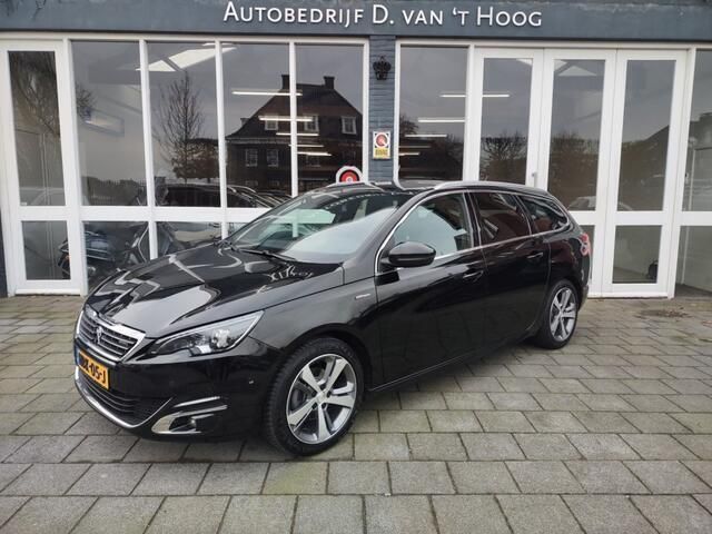 Zwart, metallic lak Gebruikt 2016 Peugeot 308 GT-line Stationwagen | € 14.950 (Iets duurder) - Afbeelding 1/4