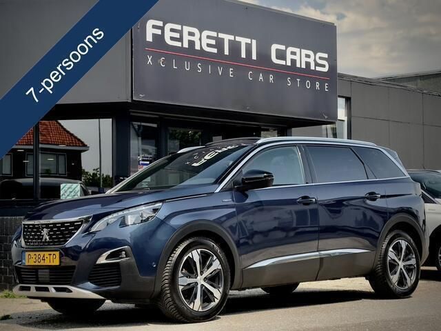 Blauw, metallic lak Gebruikt 2017 Peugeot 5008 GT-line MPV | € 17.900 (Iets duurder) - Afbeelding 1/4