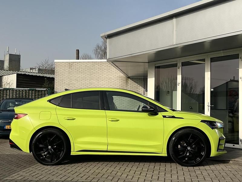 Occasion Skoda Enyaq iV RS 220 kW (300 PK) 2022 Groen SUV