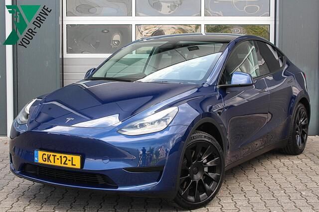 Blauw Gebruikt 2024 Tesla Model Y Long Range RWD SUV | € 39.950 - Afbeelding 1/4
