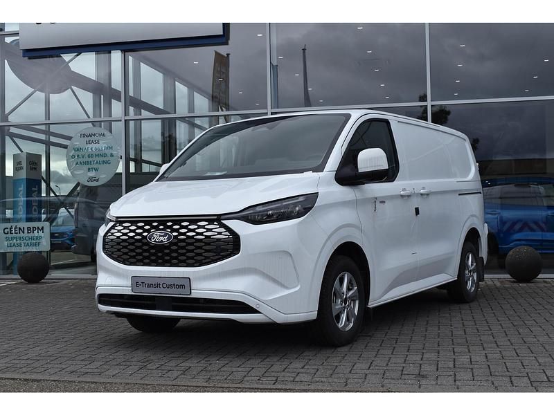 Wit Nieuw 2025 Ford E-Transit Premium Van | € 50.049 (Super prijs) - Afbeelding 1/2