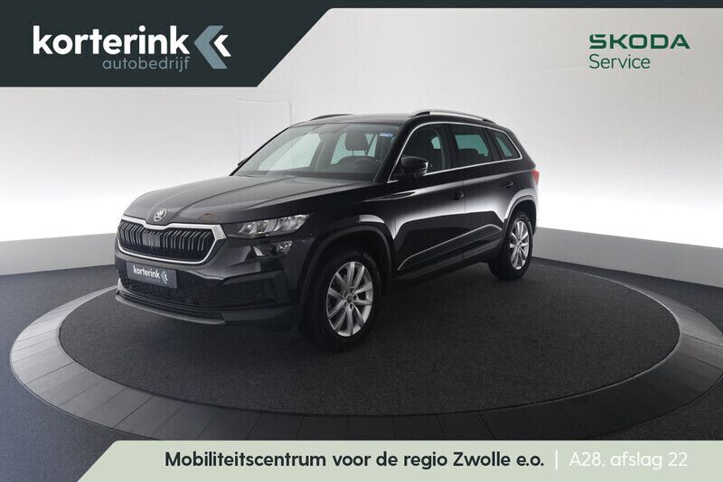 Zwart Gebruikt 2022 Skoda Kodiaq Business Line SUV | € 29.950 (Super prijs) - Afbeelding 1/4