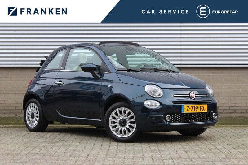 Blauw Gebruikt 2022 Fiat 500C Dolcevita Cabriolet | € 14.445 (Goede deal) - Afbeelding 1/4