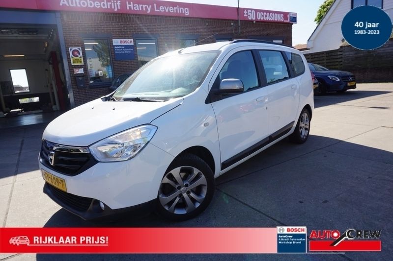 Wit Gebruikt 2015 Dacia Lodgy Anniversary MPV | € 7.950 (Eerlijke prijs) - Afbeelding 1/4