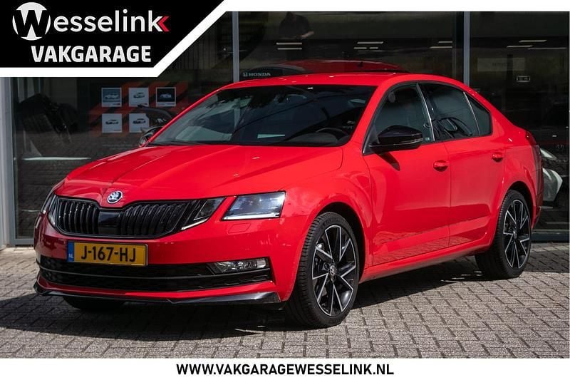 Rood Gebruikt 2020 Skoda Octavia Business Line Hatchback | € 18.950 (Goede deal) - Afbeelding 1/4