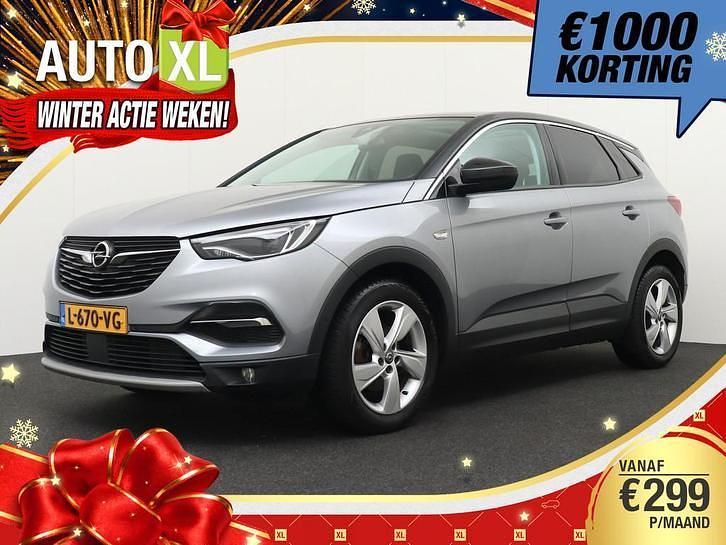Grijs Occasion 2019 Opel Grandland X Innovation SUV | € 16.940 (Iets duurder) - Afbeelding 1/4