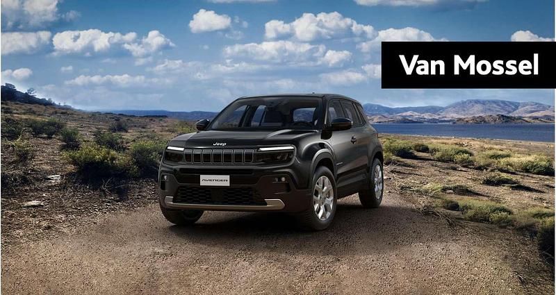 Zwart Nieuw 2025 Jeep Avenger EV Altitude SUV | € 33.865 (Super prijs) - Afbeelding 1/3