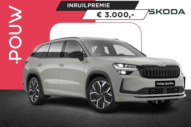 Grijs Nieuw 2025 Skoda Kodiaq Business Line SUV | € 57.450 (Eerlijke prijs) - Afbeelding 1/4