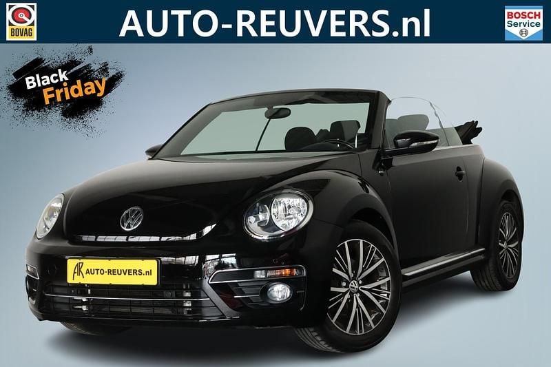 Zwart Gebruikt 2017 VW Beetle Sound Cabriolet | € 17.900 (Goede deal) - Afbeelding 1/4