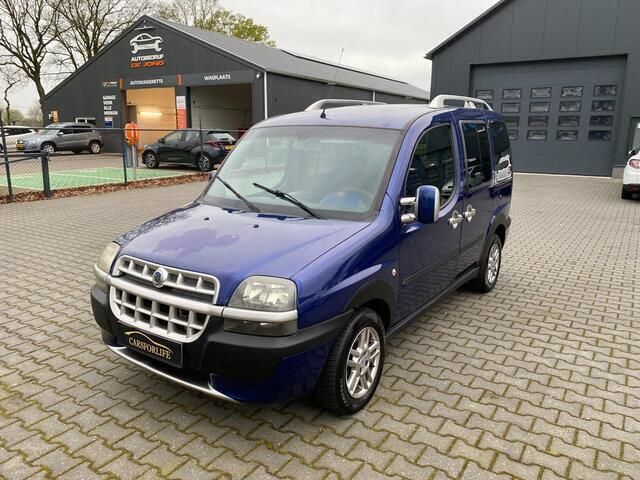 Occasion Fiat Doblò 103 PK (75 kW) 2002 Blauw, metallic lak MPV