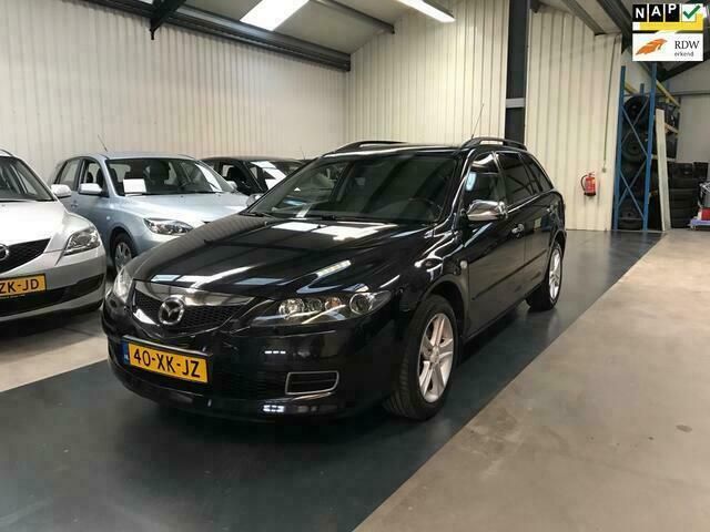 Zwart Gebruikt 2007 Mazda 6 Touring Stationwagen | € 3.950 - Afbeelding 1/4