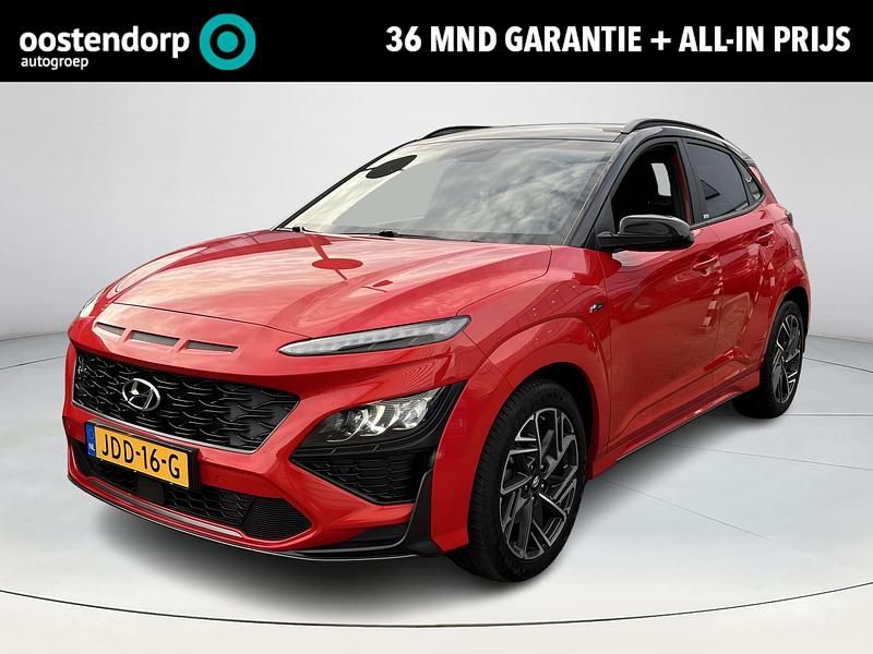 Rood Gebruikt 2021 Hyundai Kona N Line SUV | € 21.640 (Iets duurder) - Afbeelding 1/4