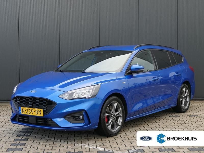 Blauw Gebruikt 2021 Ford Focus ST-Line X Stationwagen | € 20.935 (Eerlijke prijs) - Afbeelding 1/4
