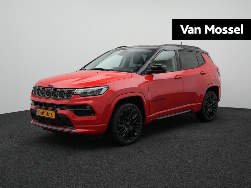 Rood Gebruikt 2022 Jeep Compass SUV | € 24.900 (Goede deal) - Afbeelding 1/4