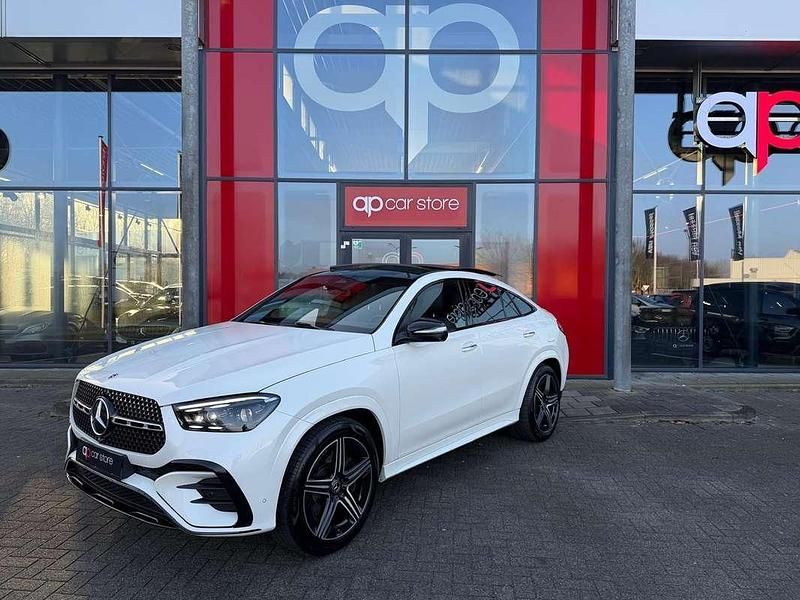 Wit Gebruikt 2023 Mercedes GLE400 AMG line Coupé | € 93.995 (Duur) - Afbeelding 1/4