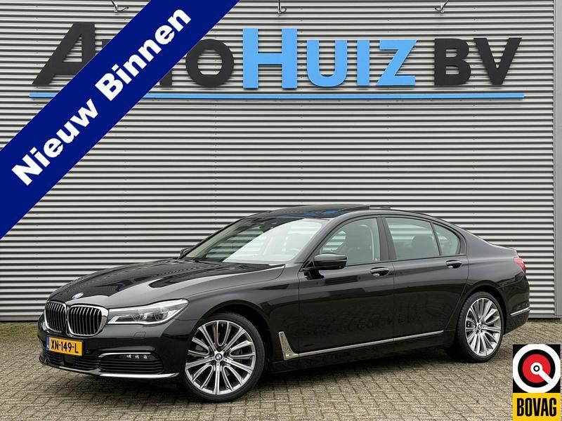 Zwart Gebruikt 2018 BMW 740 Executive Sedan | € 41.990 (Duur) - Afbeelding 1/4