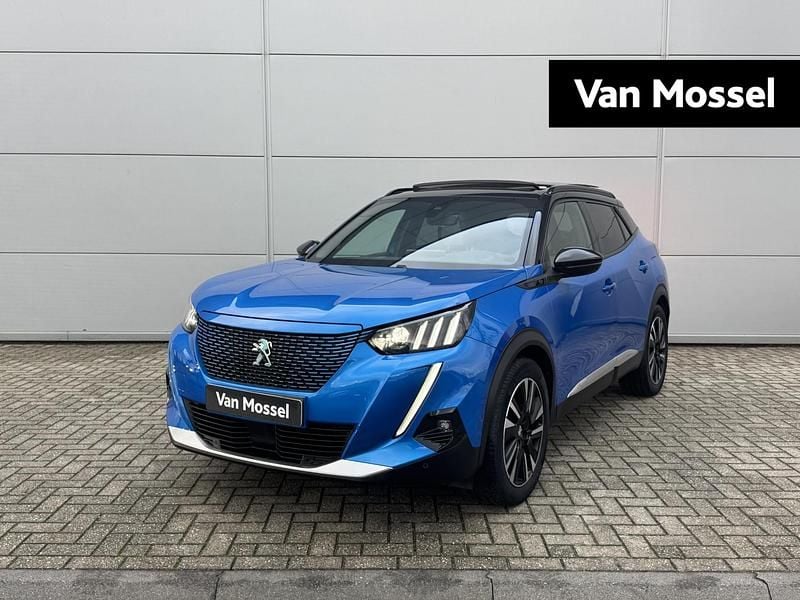 Blauw Occasion 2020 Peugeot e-2008 GT-line SUV | € 16.440 (Eerlijke prijs) - Afbeelding 1/3