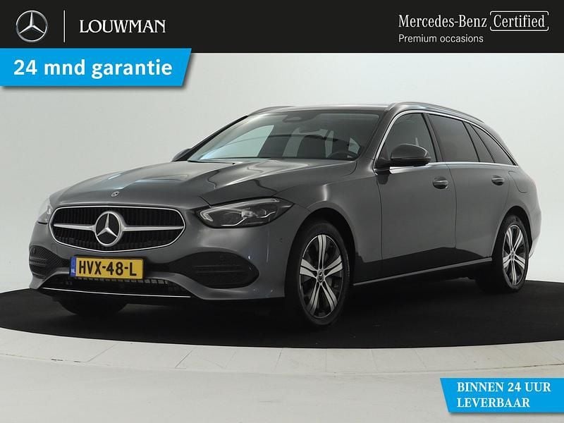 Grijs Gebruikt 2022 Mercedes C300 Luxury Stationwagen | € 38.450 (Eerlijke prijs) - Afbeelding 1/3