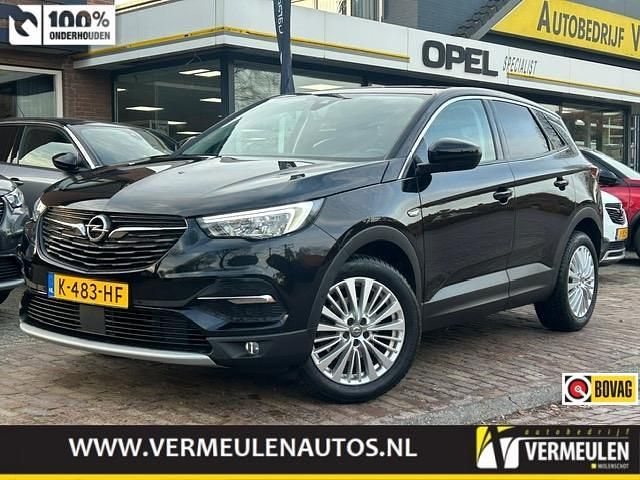 Zwart (metallic) Occasion 2020 Opel Grandland X Innovation SUV | € 19.900 (Eerlijke prijs) - Afbeelding 1/4