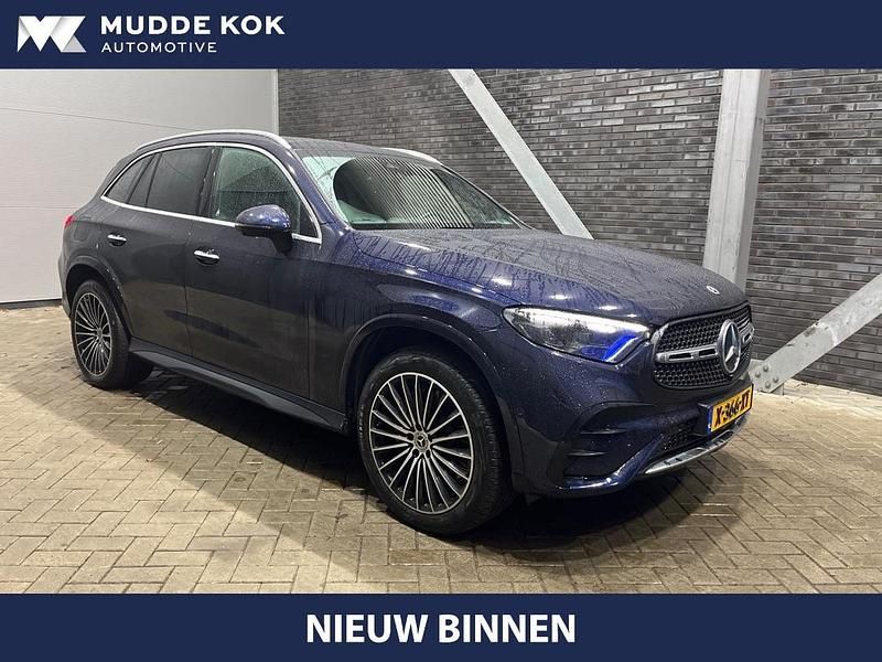 Blauw Occasion 2024 Mercedes GLC300 AMG line SUV | € 60.800 (Super prijs) - Afbeelding 1/4