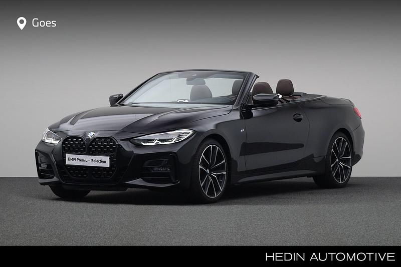 Zwart, metallic lak Gebruikt 2022 BMW 420 M Sport Cabriolet | € 54.880 (Iets duurder) - Afbeelding 1/4
