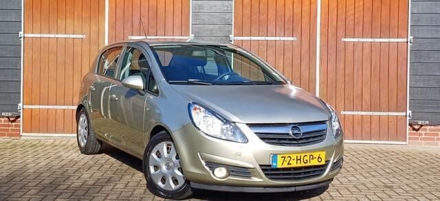 Beige Gebruikt 2008 Opel Corsa Enjoy Hatchback | € 1.750 (Goede deal) - Afbeelding 1/4