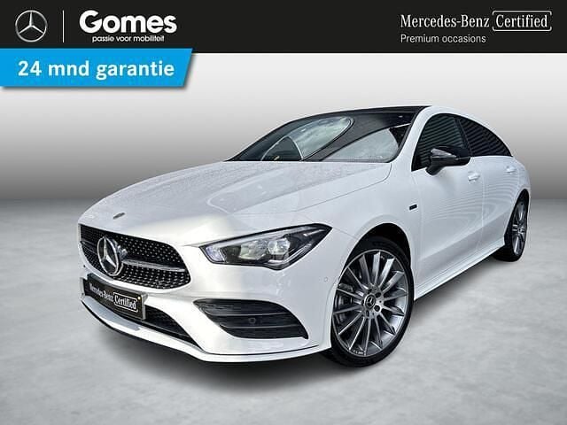 Wit Gebruikt 2021 Mercedes CLA250 Shooting Brake AMG line Stationwagen | € 30.950 (Goede deal) - Afbeelding 1/4