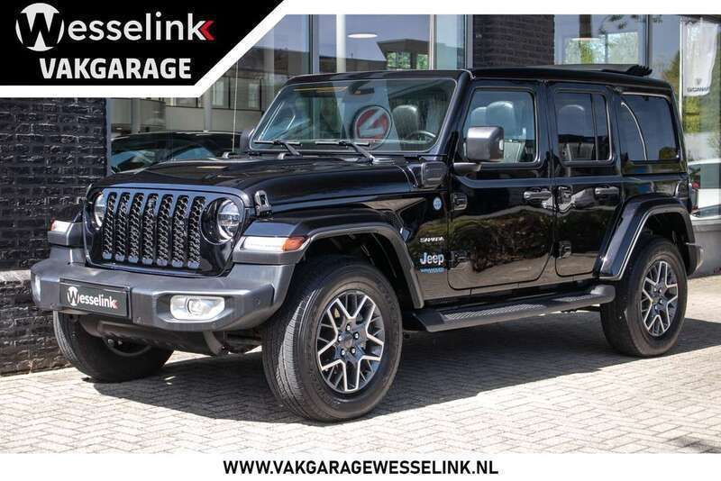 Zwart Gebruikt 2022 Jeep Wrangler Unlimited Sahara SUV | € 63.900 (Super prijs) - Afbeelding 1/4