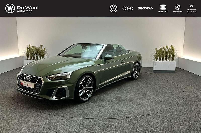 Groen Gebruikt 2020 Audi A5 Cabriolet S-Line Cabriolet | € 41.900 (Eerlijke prijs) - Afbeelding 1/3