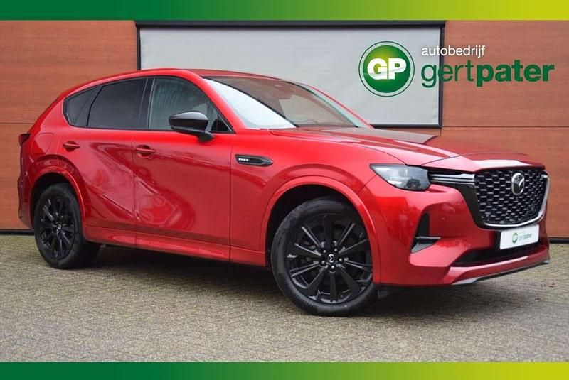 Rood (metallic) Occasion 2022 Mazda CX-60 Homura-Line SUV | € 33.900 (Eerlijke prijs) - Afbeelding 1/4