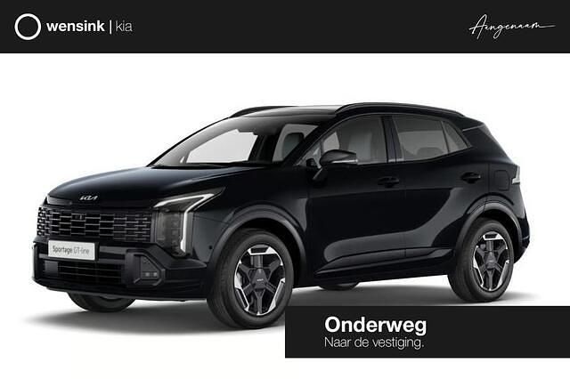 Zwart Nieuw 2025 Kia Sportage SUV | € 53.092 (Duur) - Afbeelding 1/4