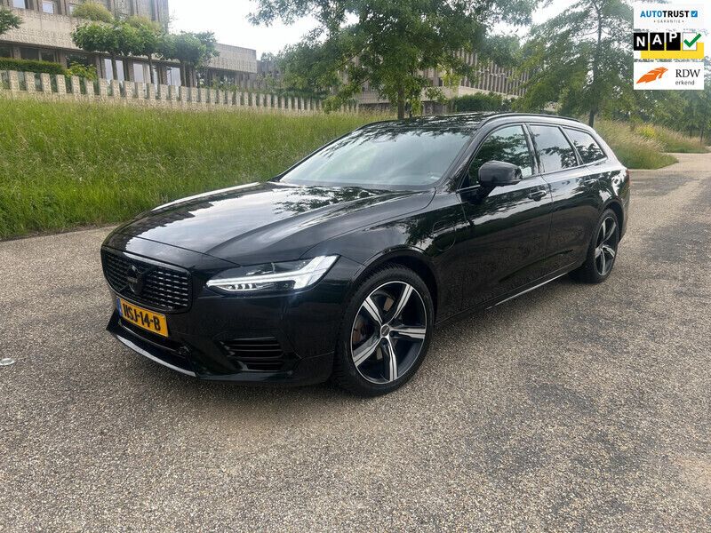 Zwart Gebruikt 2020 Volvo V90 R-Design Stationwagen | € 32.945 (Super prijs) - Afbeelding 1/4