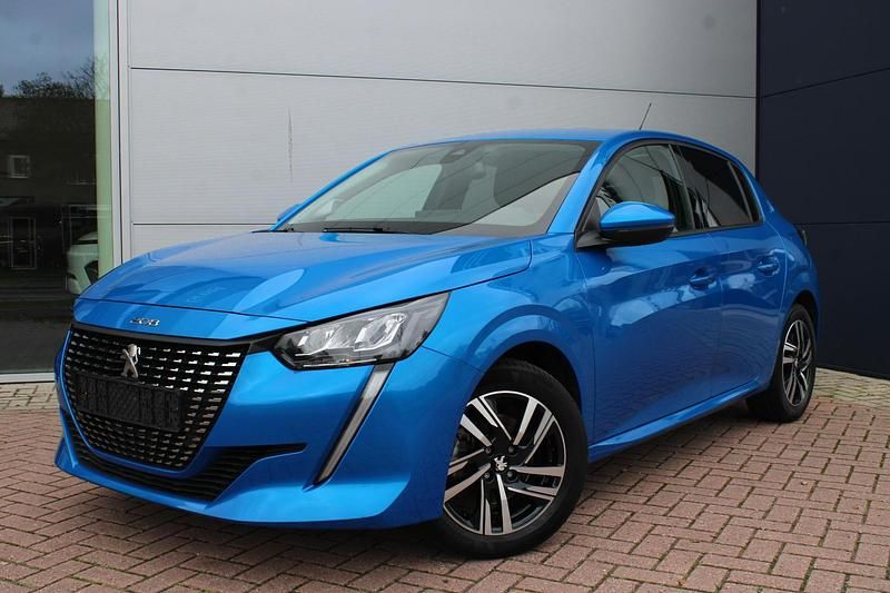 Blauw Gebruikt 2021 Peugeot 208 Allure Hatchback | € 15.900 (Eerlijke prijs) - Afbeelding 1/4