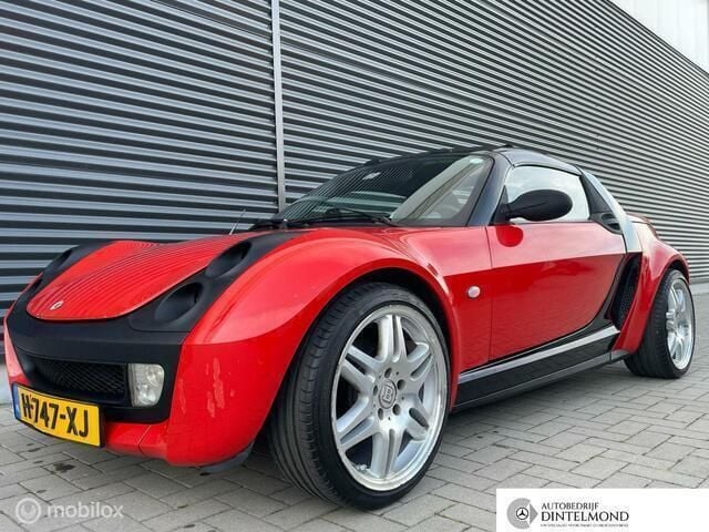 Zwart Gebruikt 2004 Smart Roadster Brabus Cabriolet | € 4.750 (Super prijs) - Afbeelding 1/4