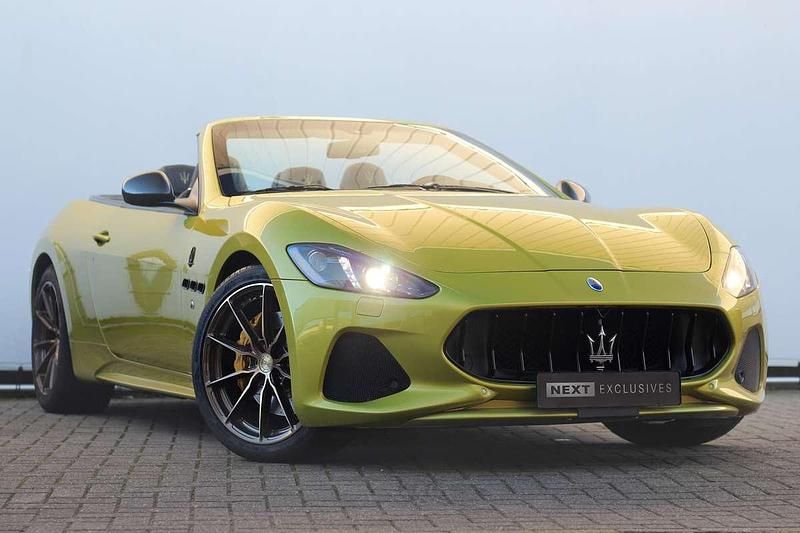 Geel (metallic) Occasion 2019 Maserati GranCabrio Cabriolet | € 99.500 - Afbeelding 1/4