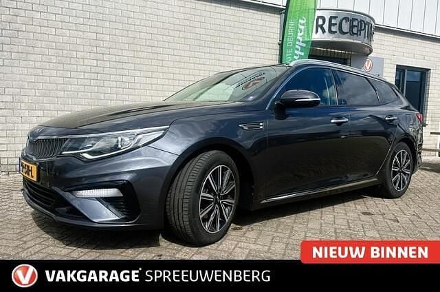 Grijs Gebruikt 2019 Kia Optima Plus Stationwagen | € 19.995 - Afbeelding 1/4