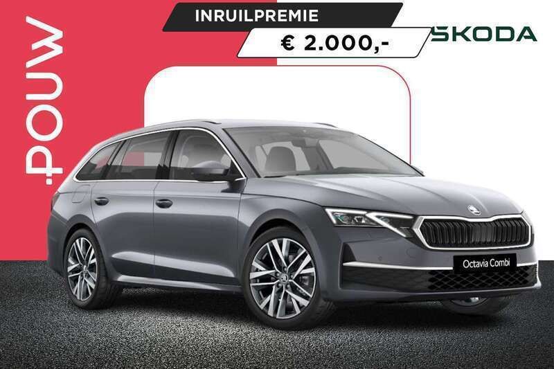 Grijs Nieuw 2024 Skoda Octavia Business Line Stationwagen | € 48.250 (Duur) - Afbeelding 1/4