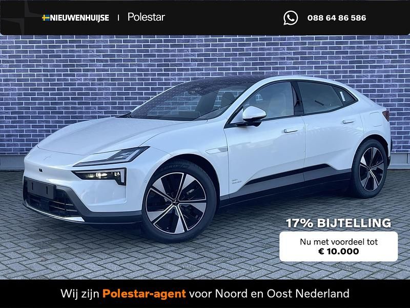 Nieuw Polestar 4 Long Range Dual motor 400 kW (544 PK) 2025 Wit SUV